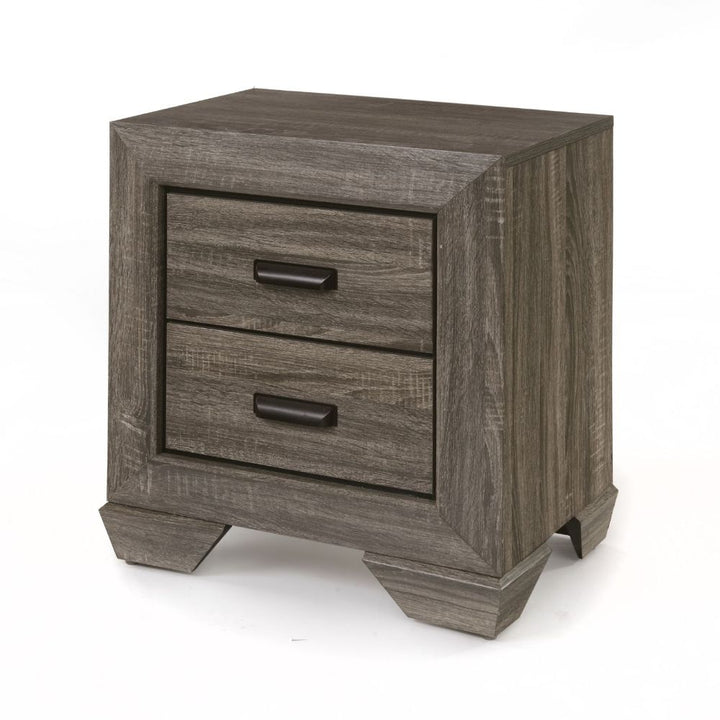 ACME Lyndon Weathered Gray Grain Nightstand Model 26023 - MONAVILLA