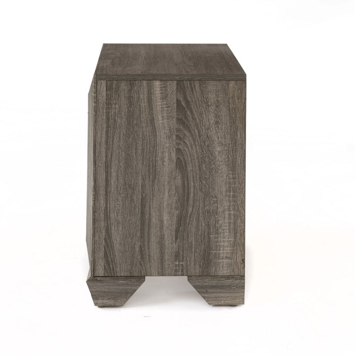 ACME Lyndon Weathered Gray Grain Nightstand Model 26023 - MONAVILLA