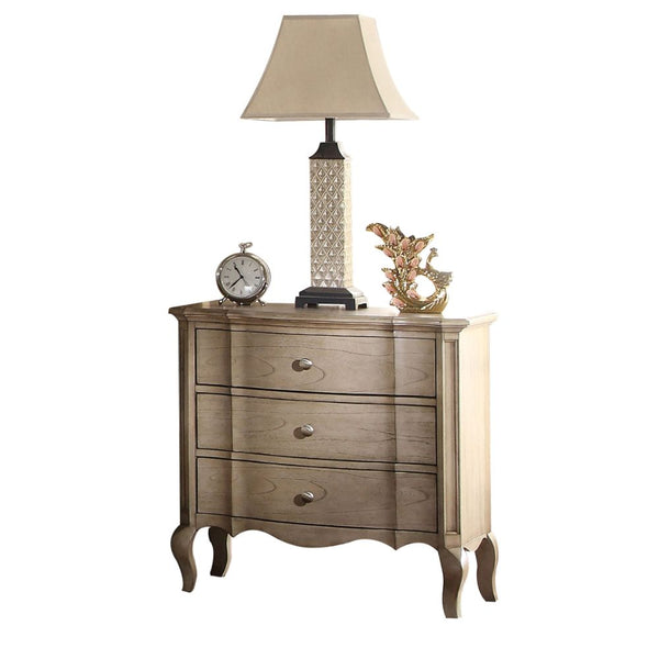 ACME Chelmsford Antique Taupe Nightstand Model 26053 - MONAVILLA