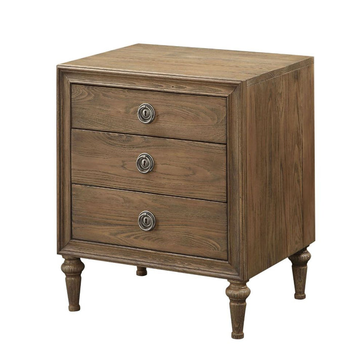 ACME Inverness Reclaimed Oak Nightstand Model 26093 - MONAVILLA