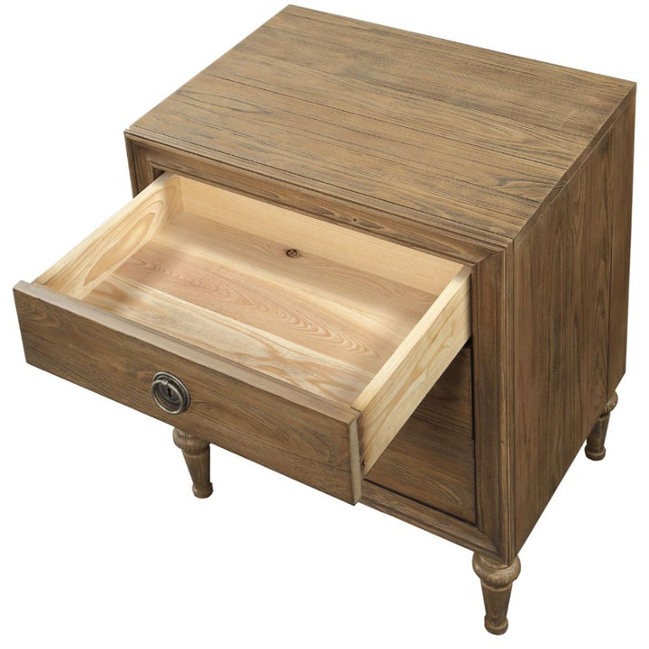 ACME Inverness Reclaimed Oak Nightstand Model 26093 - MONAVILLA