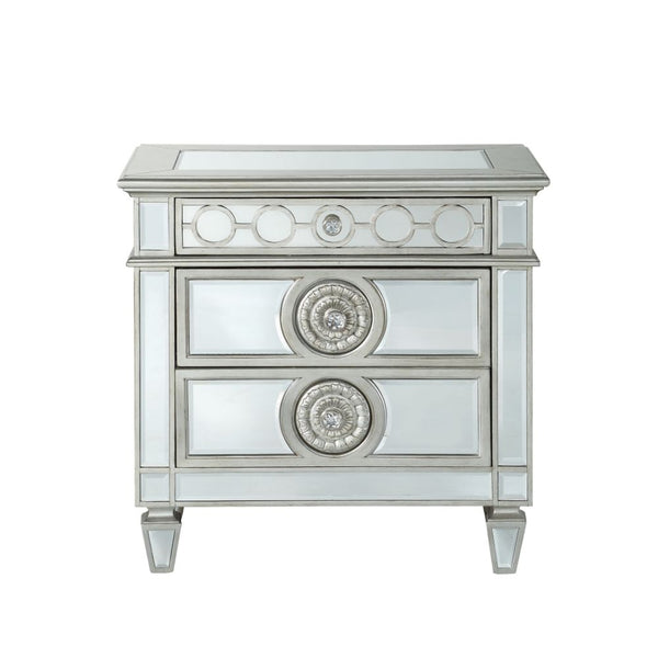 ACME Varian Mirrored Nightstand Model 26153 - MONAVILLA