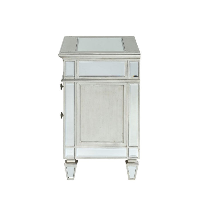 ACME Varian Mirrored Nightstand Model 26153 - MONAVILLA