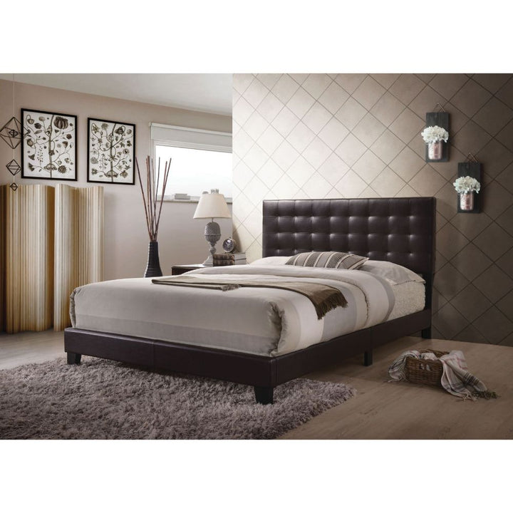 ACME Masate Espresso PU Bed Model 26350 - MONAVILLA