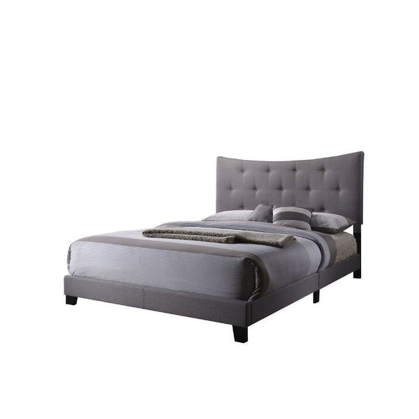 ACME Venacha Gray Fabric Queen Bed Model 26360Q - MONAVILLA