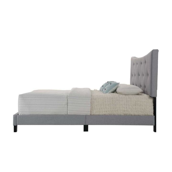 ACME Venacha Gray Fabric Bed Model 26360 - MONAVILLA