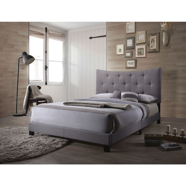 ACME Venacha Gray Fabric Bed Model 26360 - MONAVILLA