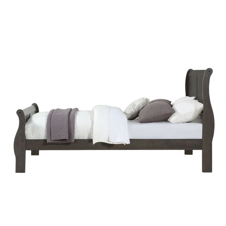 ACME Louis Philippe Dark Gray Queen Bed Model 26790Q - MONAVILLA