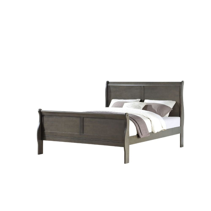 ACME Louis Philippe Dark Gray Queen Bed Model 26790Q - MONAVILLA