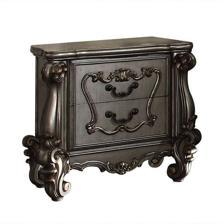 ACME Versailles Antique Platinum Nightstand Model 26843 - MONAVILLA