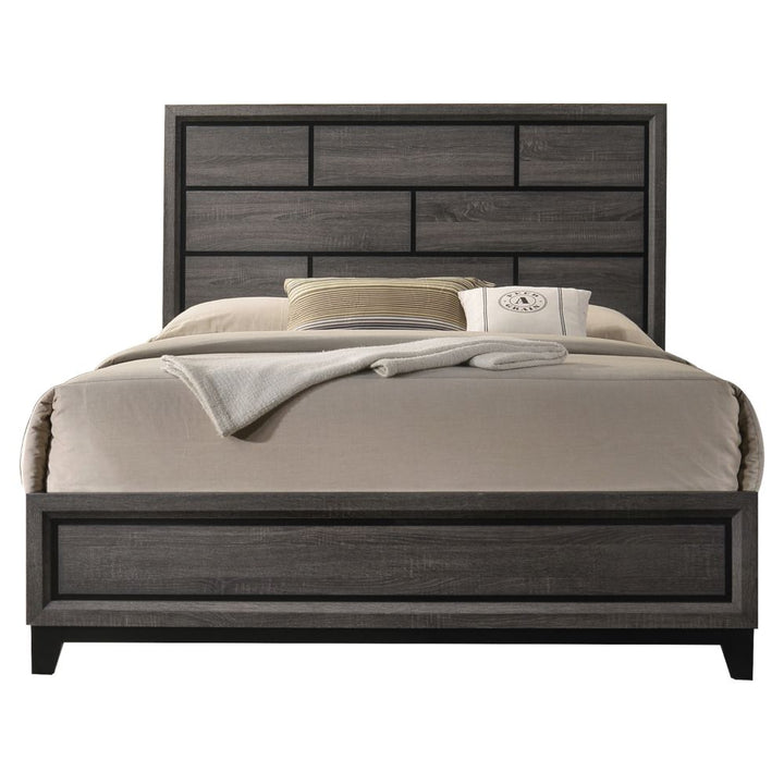 ACME Valdemar Weathered Gray Bed Model 27050 - MONAVILLA