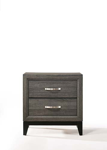 ACME Valdemar Weathered Gray Nightstand Model 27053 - MONAVILLA