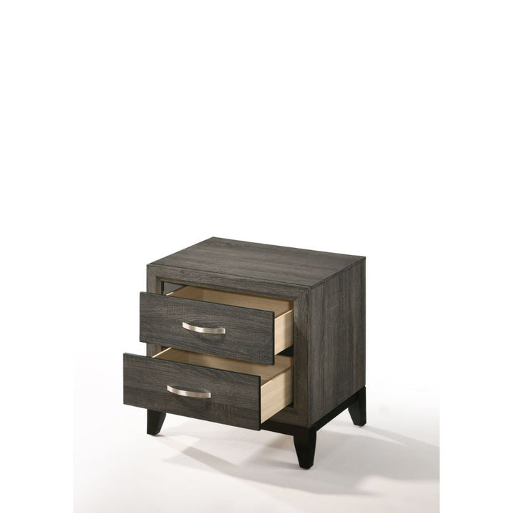 ACME Valdemar Weathered Gray Nightstand Model 27053 - MONAVILLA