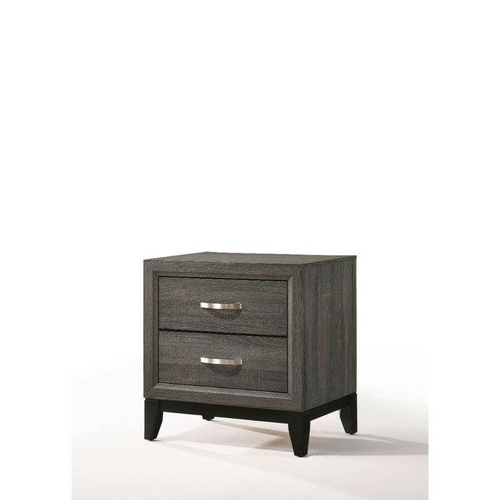 ACME Valdemar Weathered Gray Nightstand Model 27053 - MONAVILLA