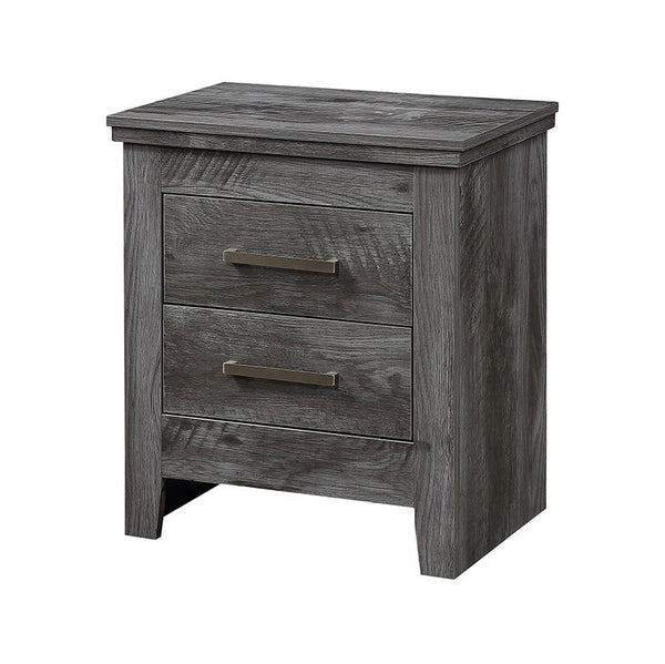 ACME Vidalia Rustic Gray Oak Nightstand Model 27323 - MONAVILLA