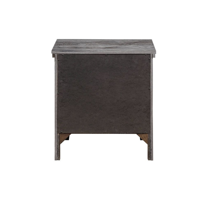 ACME Vidalia Rustic Gray Oak Nightstand Model 27323 - MONAVILLA