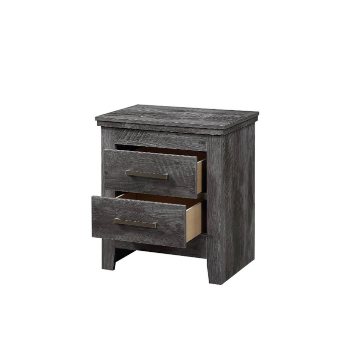 ACME Vidalia Rustic Gray Oak Nightstand Model 27323 - MONAVILLA