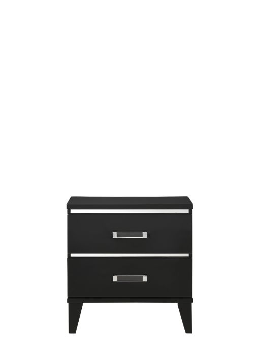 ACME Chelsie Black Finish Nightstand Model 27413 - MONAVILLA