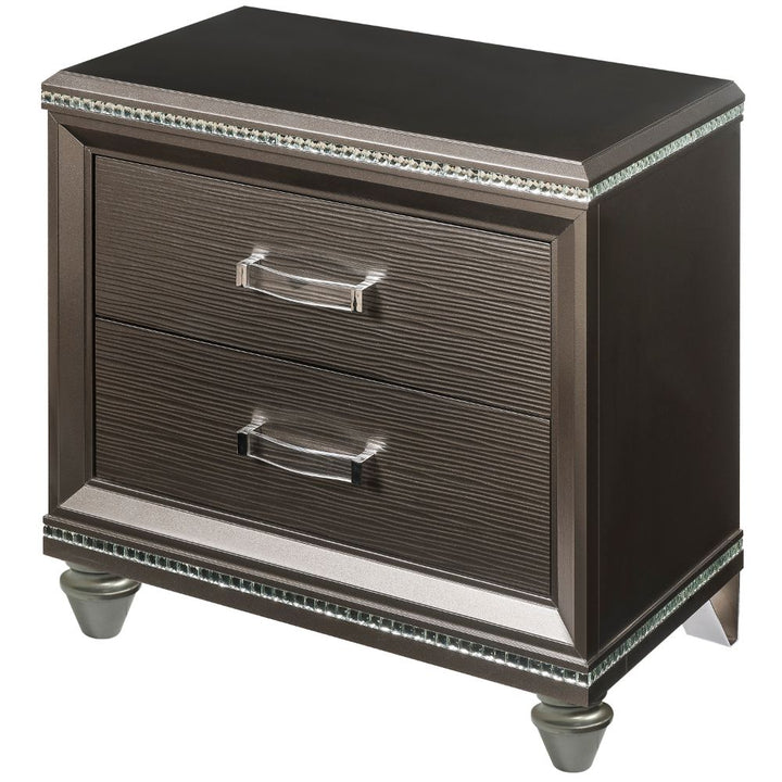 ACME Sadie Dark Champagne Nightstand Model 27943 - MONAVILLA