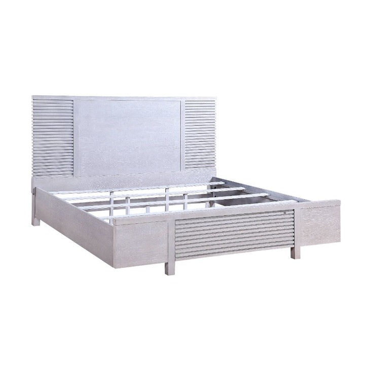 ACME Aromas White Oak Bed Model 28110 - MONAVILLA