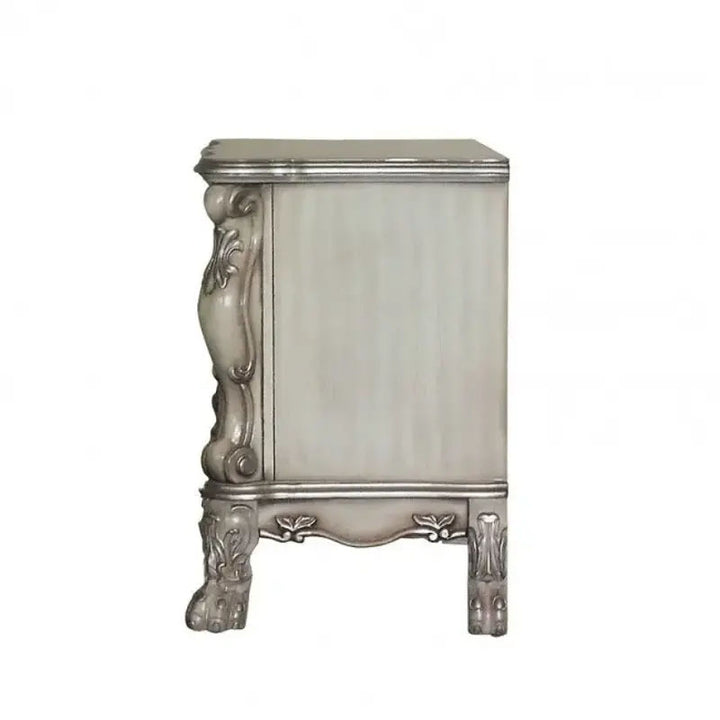 ACME Dresden Vintage Bone White Nightstand Model 28173 - MONAVILLA