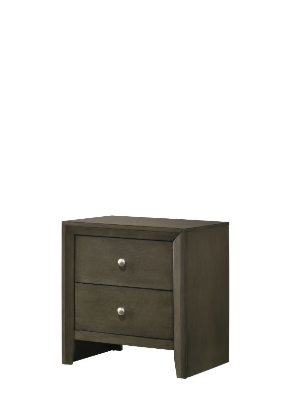 ACME Ilana Gray Finish Nightstand Model 28473 - MONAVILLA