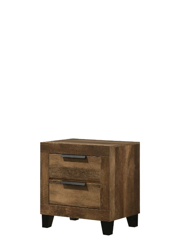 ACME Morales Rustic Oak Finish Nightstand Model 28593 - MONAVILLA