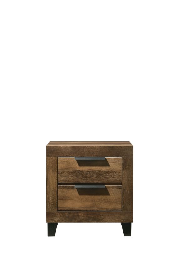 ACME Morales Rustic Oak Finish Nightstand Model 28593 - MONAVILLA