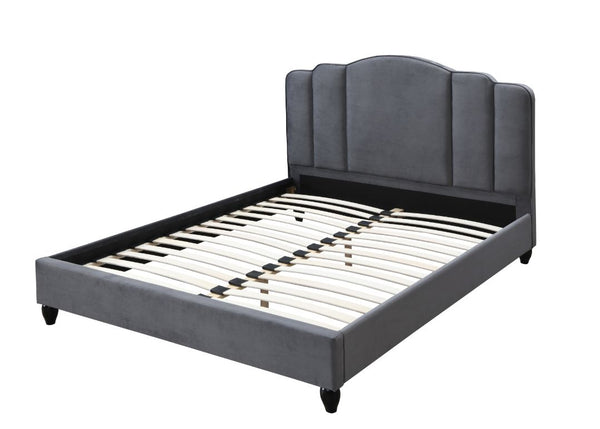 ACME Giada Charcoal Fabric Bed Model 28970 - MONAVILLA