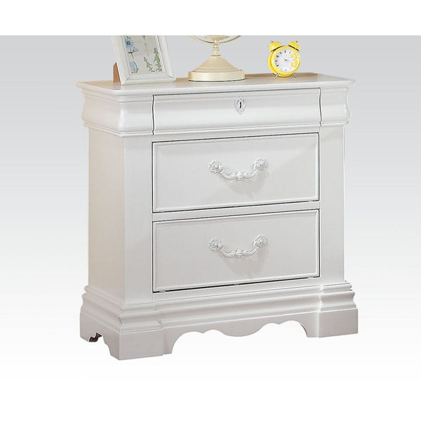 ACME Estrella White Nightstand Model 30243 - MONAVILLA