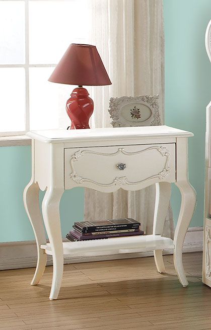 ACME Edalene Pearl White Nightstand Model 30509 - MONAVILLA