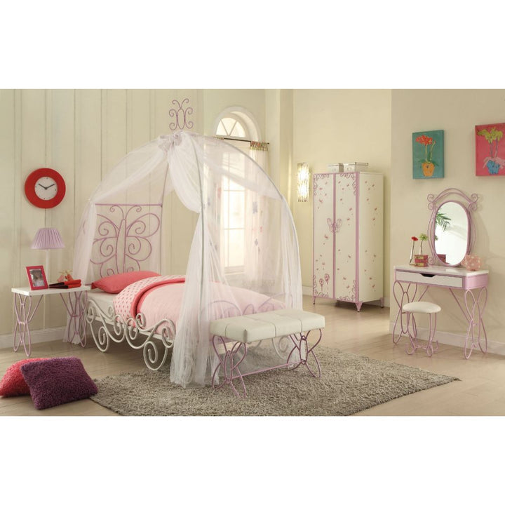 ACME Priya II White & Light Purple Twin Bed Model 30530T - MONAVILLA