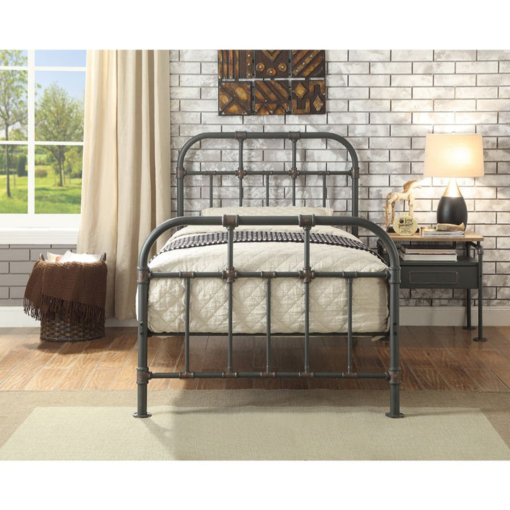 ACME Nicipolis Sandy Gray Twin Bed Model 30730T - MONAVILLA