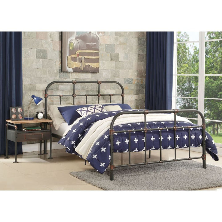 ACME Nicipolis Sandy Gray Full Bed Model 30735F - MONAVILLA