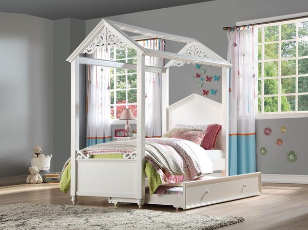 ACME Rapunzel White Full Bed Model 37345F - MONAVILLA