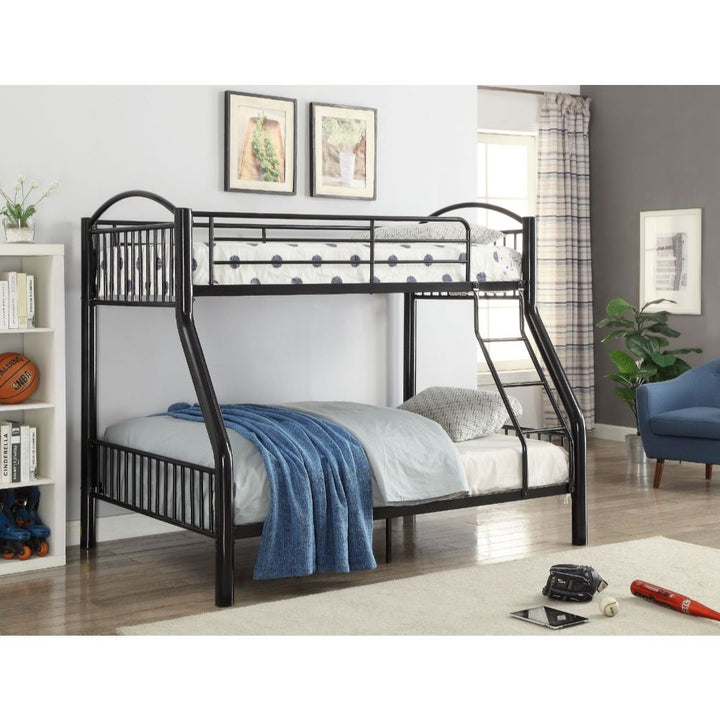 ACME Cayelynn Black Twin/Full Bunk Bed Model 37380BK - MONAVILLA