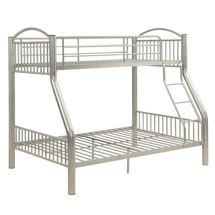 ACME Cayelynn Silver Twin/Full Bunk Bed Model 37380SI - MONAVILLA