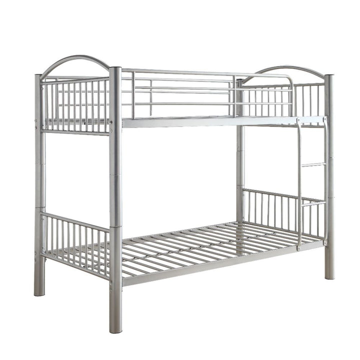 ACME Cayelynn Silver Twin/Twin Bunk Bed Model 37385SI - MONAVILLA