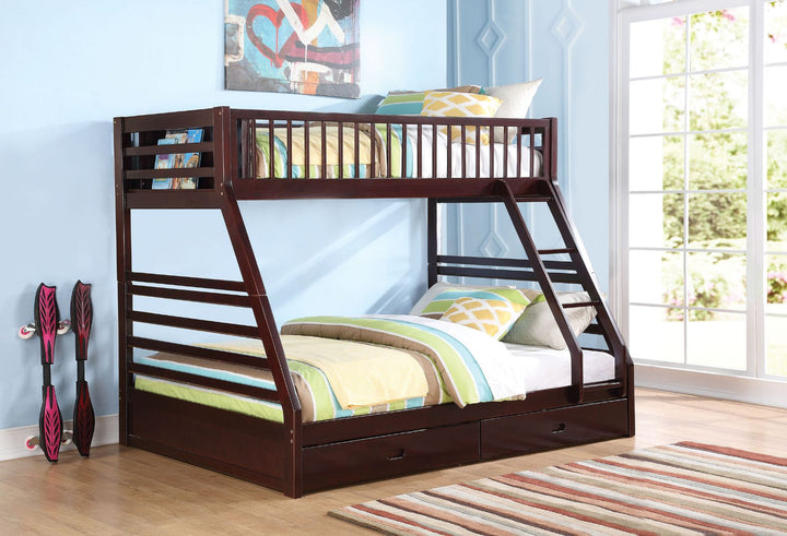 ACME Jason Espresso Twin XL/Queen Bunk Bed Model 37425 - MONAVILLA