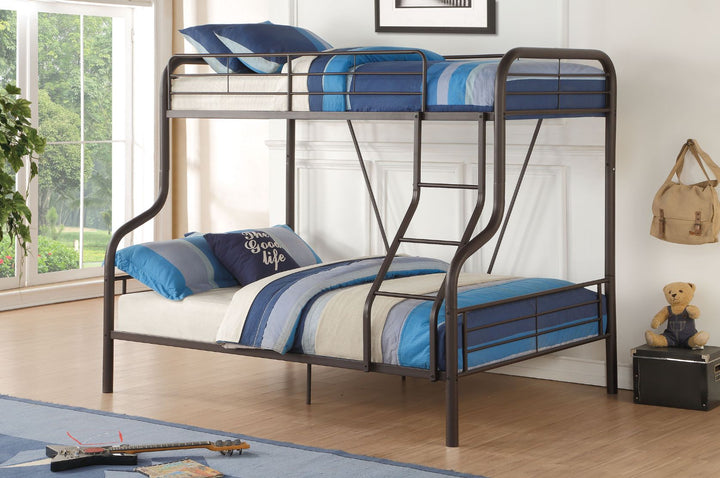 ACME Cairo Sandy Black Twin/Full Bunk Bed Model 37610 - MONAVILLA