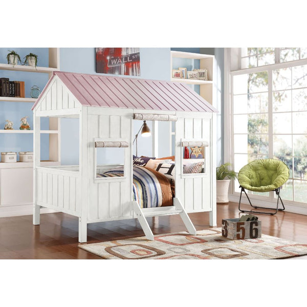 ACME Spring Cottage White & Pink Full Bed Model 37695F - MONAVILLA