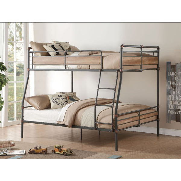 ACME Brantley II Sandy Black & Dark Bronze Hand-Brushed Bunk Bed Model 37735 - MONAVILLA