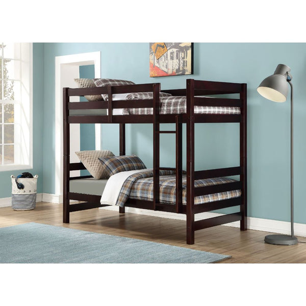 ACME Ronnie Espresso Twin/Twin Bunk Bed Model 37775 - MONAVILLA