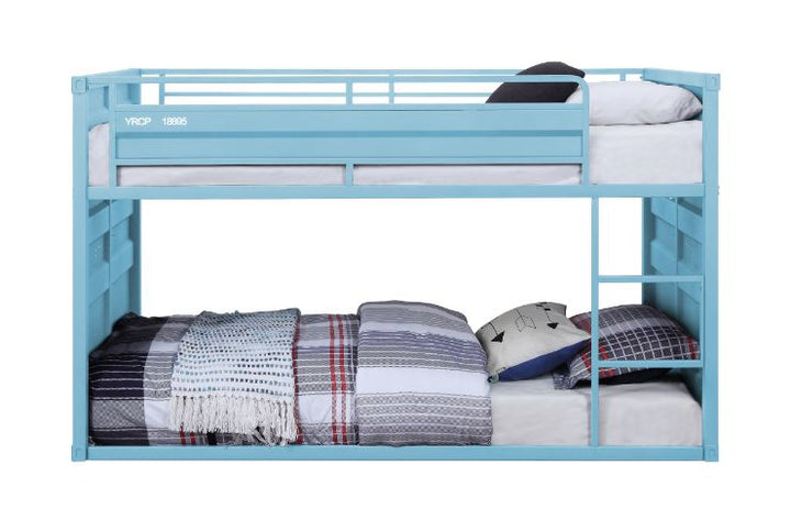 ACME Cargo Aqua Finish Twin/Twin Bunk Bed Model 37810 - MONAVILLA