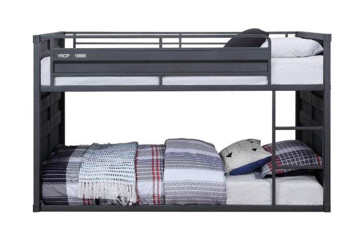 ACME Cargo Gunmetal Finish Twin/Twin Bunk Bed Model 37815 - MONAVILLA