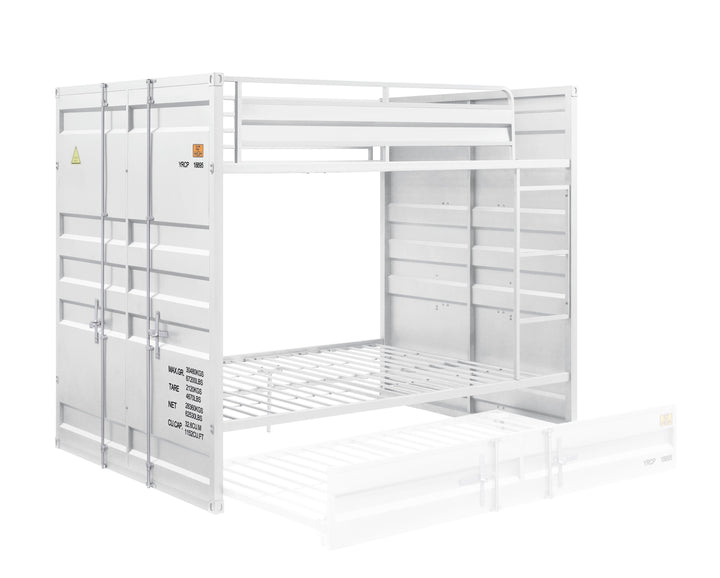 ACME Cargo White Finish Cargo Bunk Bed Model 37885 - MONAVILLA