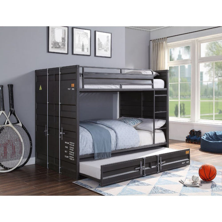 ACME Cargo Gunmetal Bunk Bed Model 37895 - MONAVILLA