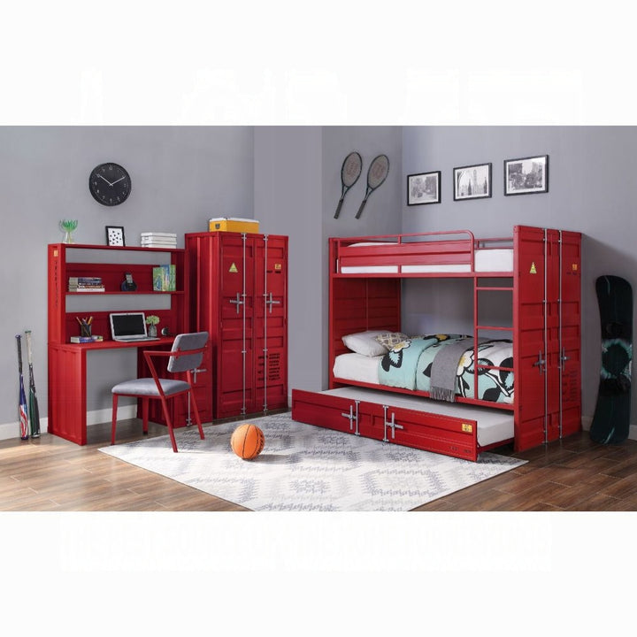 ACME Cargo Red Bunk Bed Model 37915 - MONAVILLA