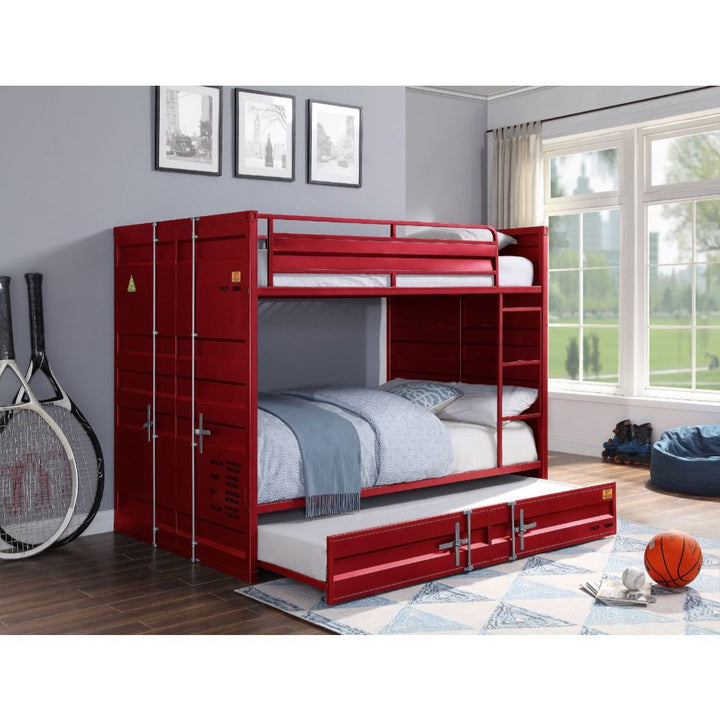 ACME Cargo Red Bunk Bed Model 37915 - MONAVILLA