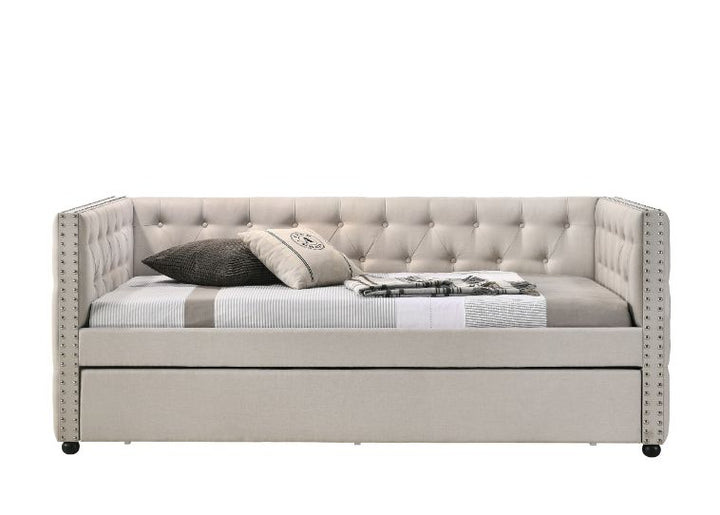 ACME Romona Beige Fabric Twin Daybed Model 39440 - MONAVILLA